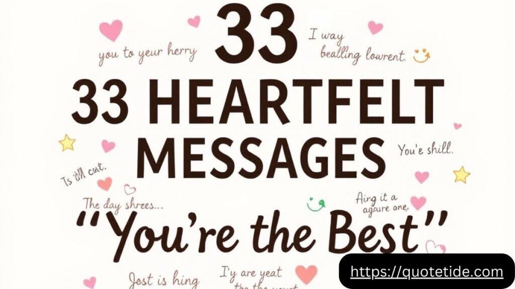 33 Messages to Say “You’re the Best”: