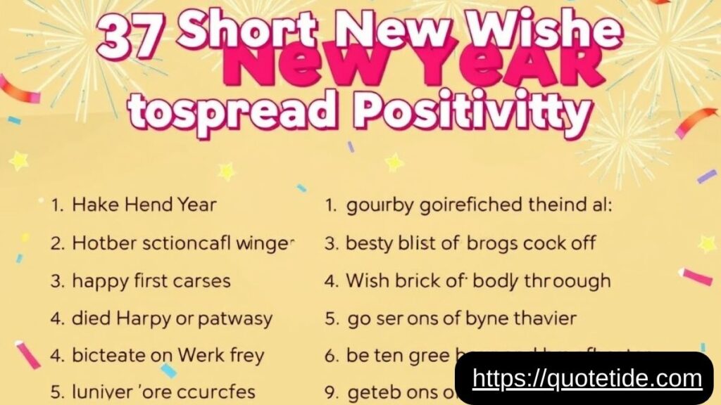 37 Short New Year Wishes to Kickstart 2025 with Positivity and Joy