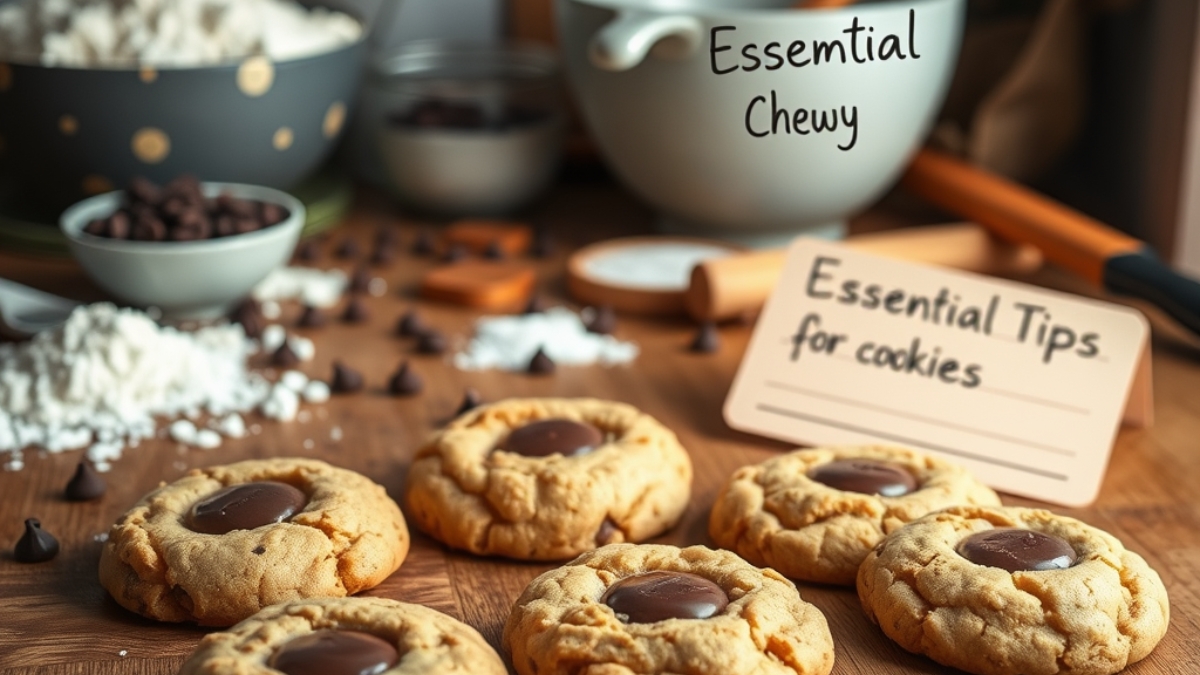 Essential Tips for Chewy Cookies Homemade Cookies Quotes & Captions: The Sweetness of Baking at Home