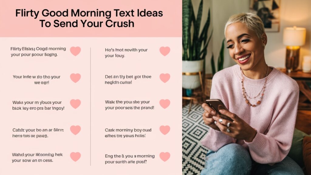 Flirty Good Morning Texts to Send Your Crush (For Guys) 