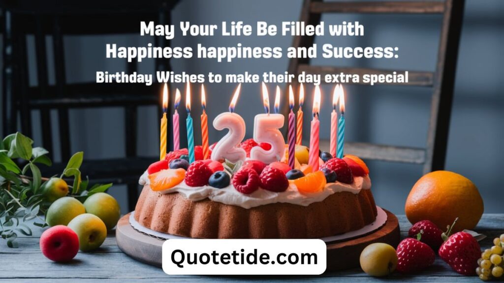 May Your Life Be Filled with Happiness and Success: Birthday Wishes to Make Their Day Extra Special