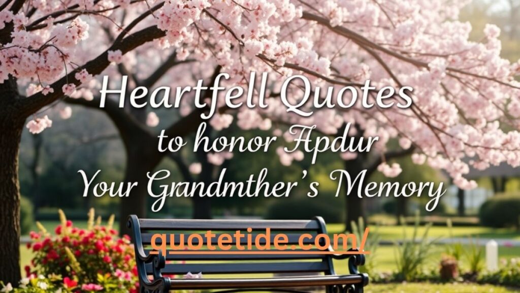 45+ Quotes for a Grandmother Who Passed Away (To Honor Her Memory)