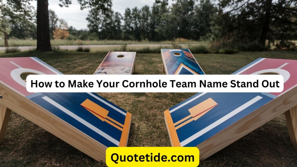 75+ Unique Cornhole Team Names That Stand Out