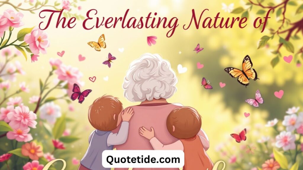 Unconditional Love Grandma Quotes That Warm the Heart