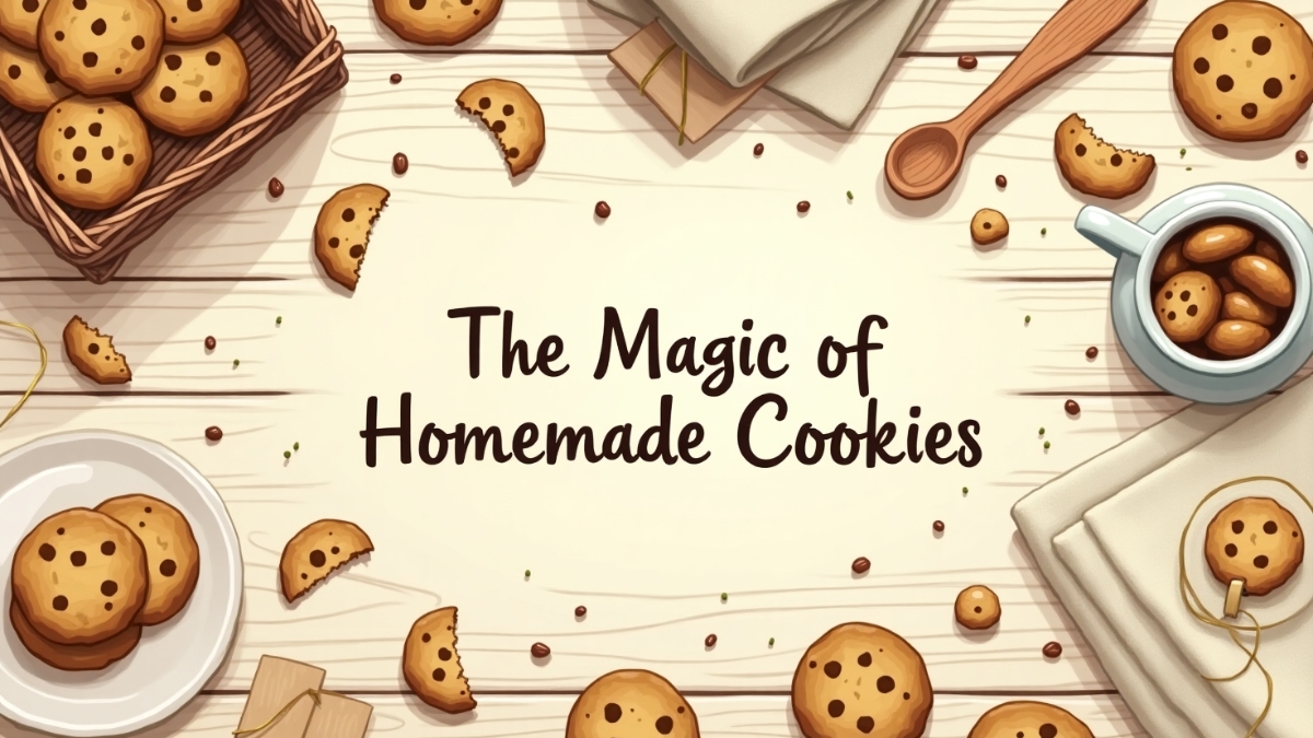 The Magic of Homemade Cookies Homemade Cookies Quotes & Captions: The Sweetness of Baking at Home
