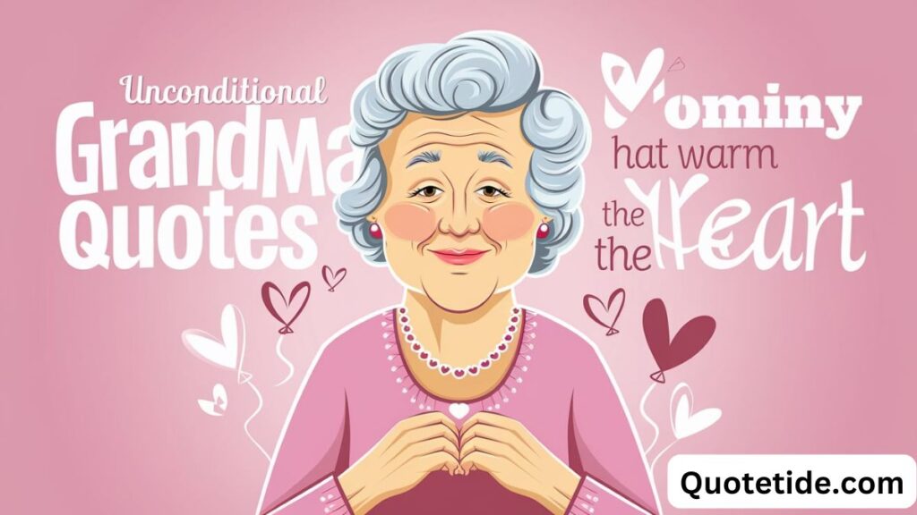 Unconditional Love Grandma Quotes That Warm the Heart