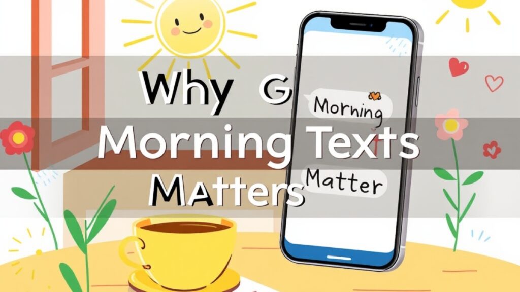 Flirty Good Morning Texts to Send Your Crush (For Guys)
