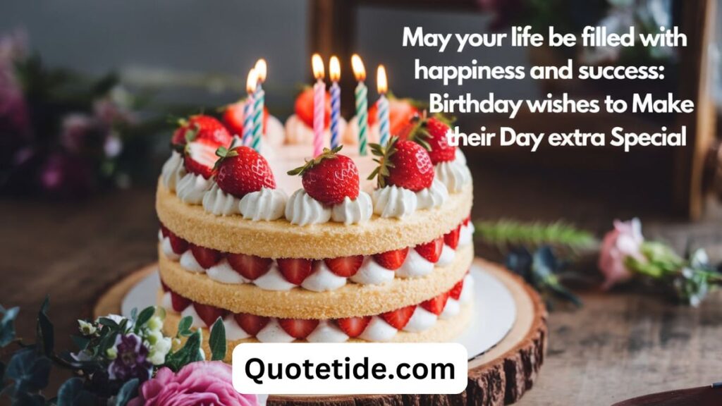 May Your Life Be Filled with Happiness and Success: Birthday Wishes to Make Their Day Extra Special