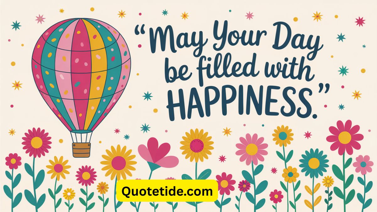 101 "“May Your Day Be Filled with Happiness” Quotes to Brighten Someone’s Day