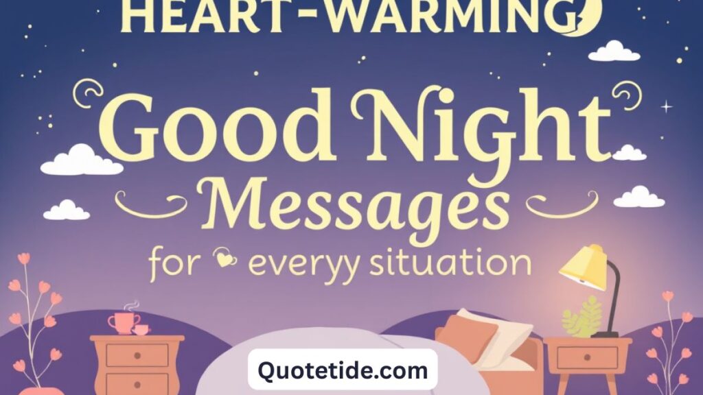 35 Sweet Good Night Messages for Someone Special to Make Them Smile