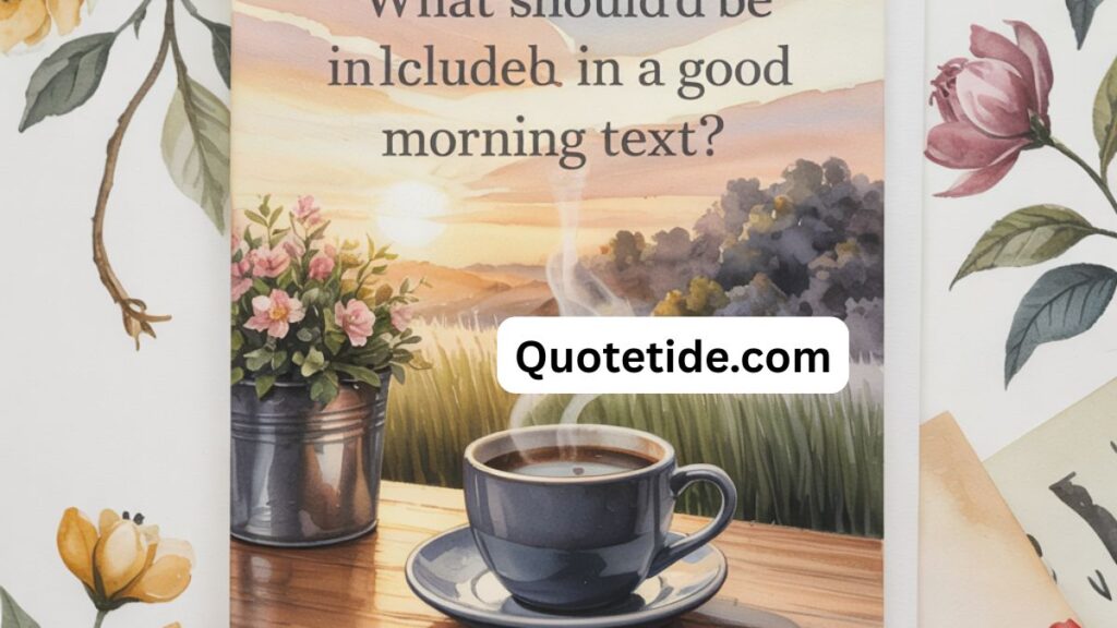 Long Good Morning Paragraphs for Someone Important in Your Life