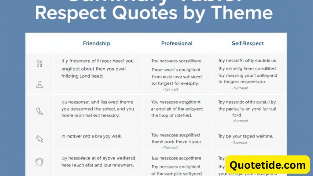 Respect to Be Respected: Powerful Reminders for Everyday Life