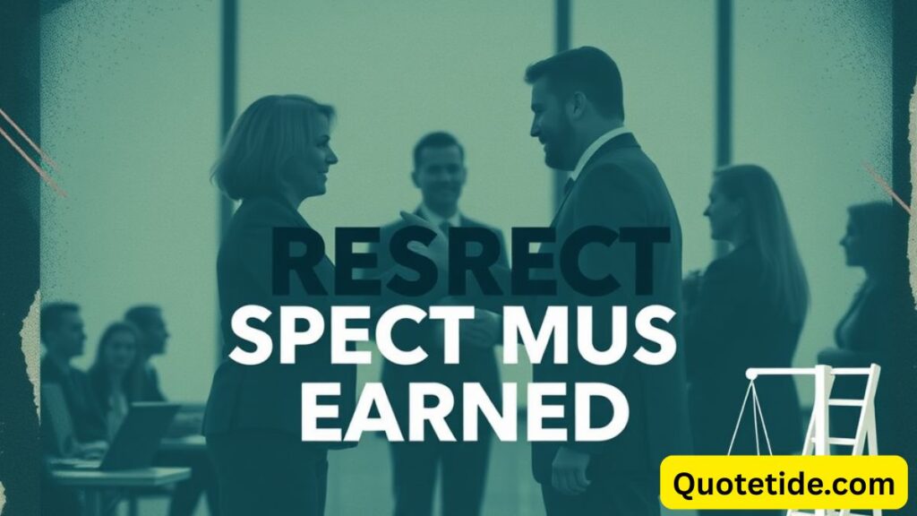 Respect to Be Respected: Powerful Reminders for Everyday Life