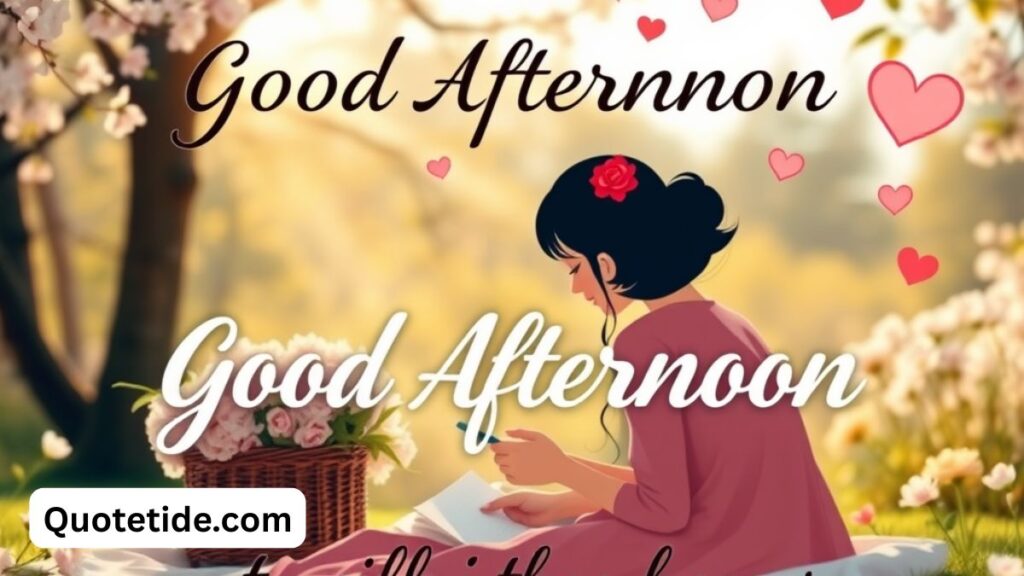 Romantic Good Afternoon Paragraphs for Her