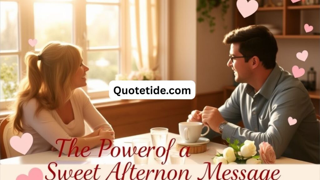 Romantic Good Afternoon Paragraphs for Her