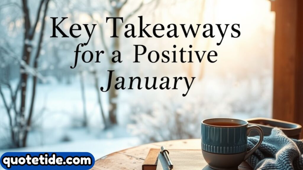 January Inspirational Quotes to Start the Year with Positivity