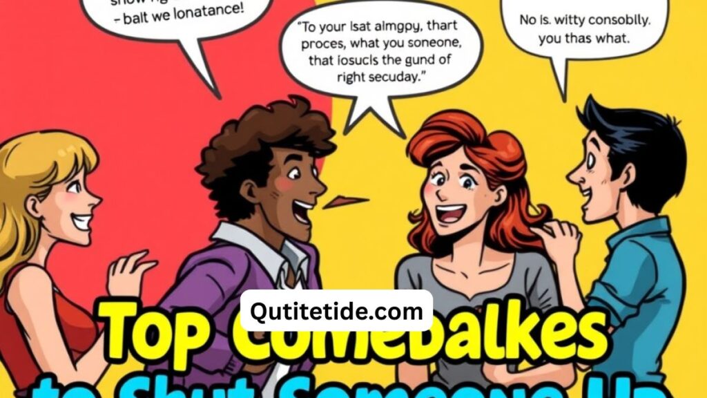Best Comebacks to Shut Someone Up: Witty Responses for Every Situation