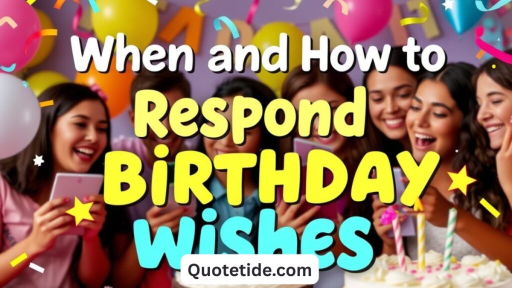 35 Perfect Ways to Say "Thank You for All the Birthday Greetings"