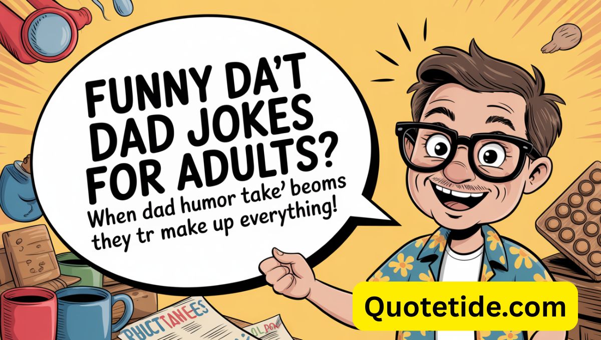 Funny Dad Jokes for Adults: When Dad Humor Takes a Grown-Up Turn