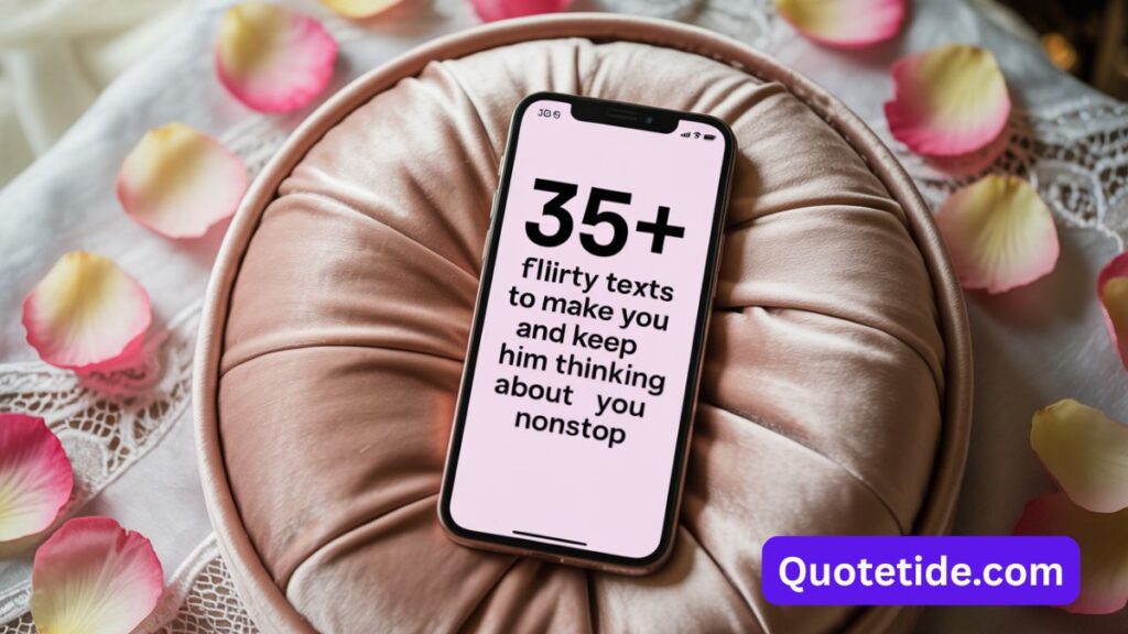 35+ Flirty Texts to Make Him Want You and Keep Him Thinking About You Nonstop