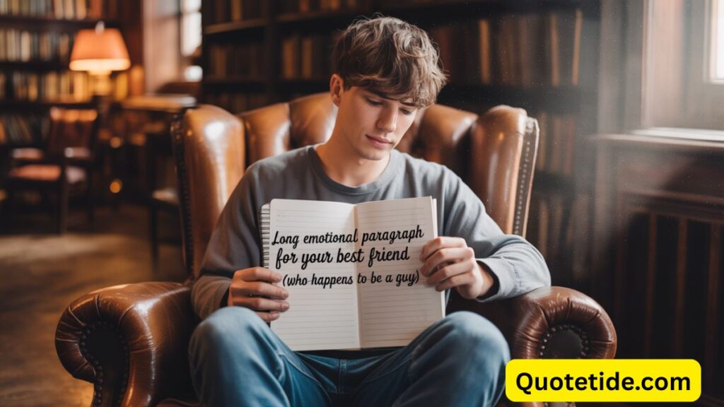 Long Emotional Paragraph for Your Best Friend (Who Happens to Be a Guy)