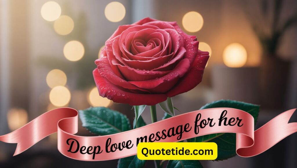 Deep Love Message for Her